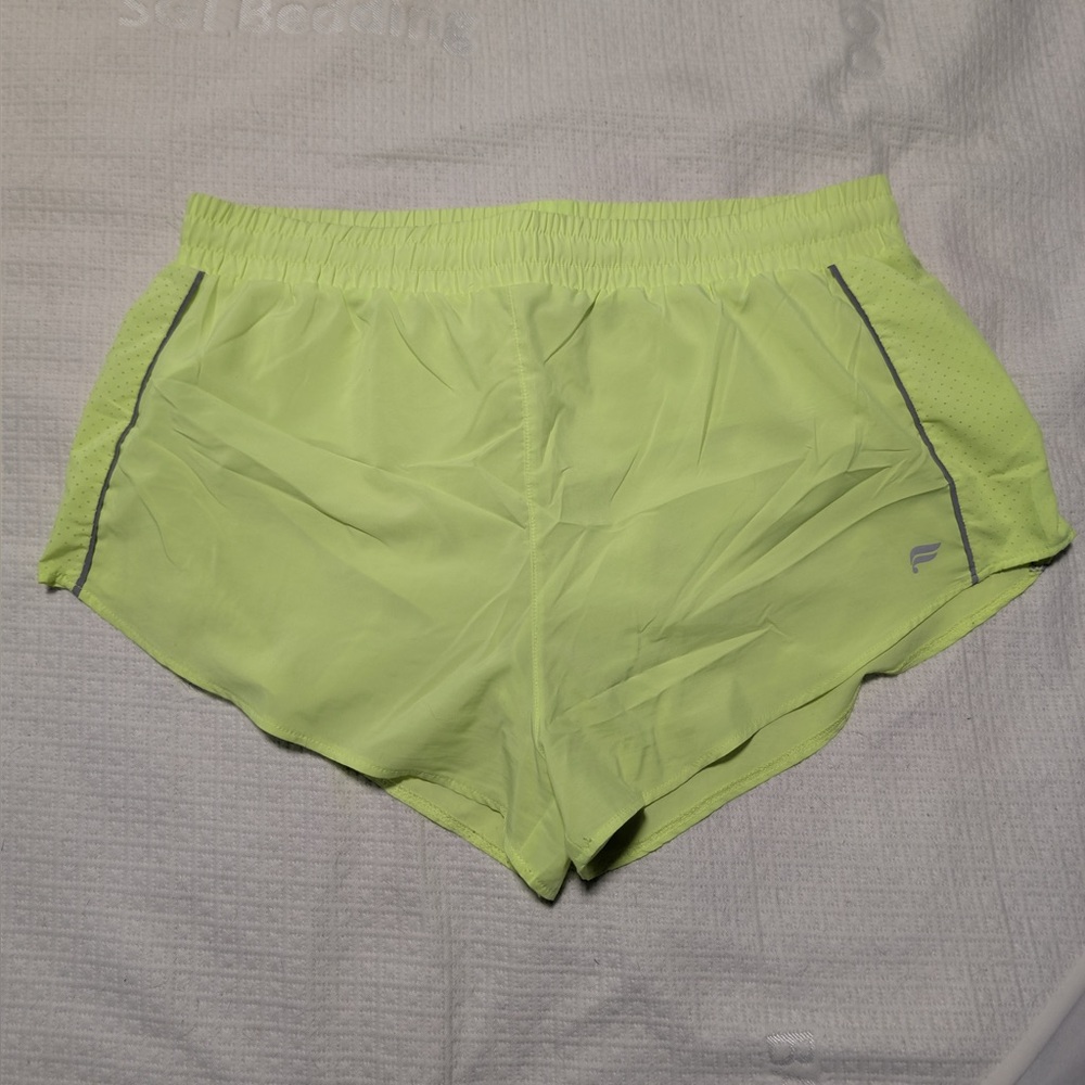 Women's Lime Green Athletic Shorts